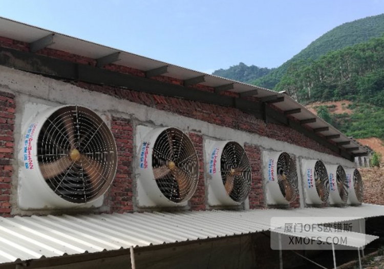 湖南負(fù)壓風(fēng)機(jī)豬場降溫工程案例